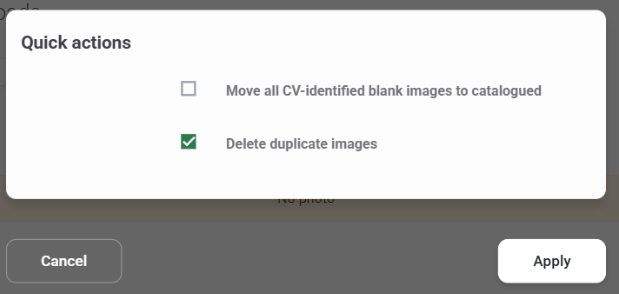 Screenshot of the Edit Photo options to adjust brightness, contrast and saturation